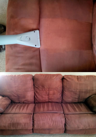 Upholstery Cleaning Example